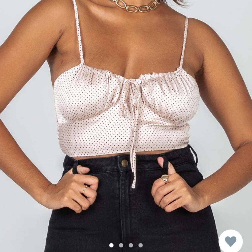 PRINCESS POLLY SATIN CROP TOP